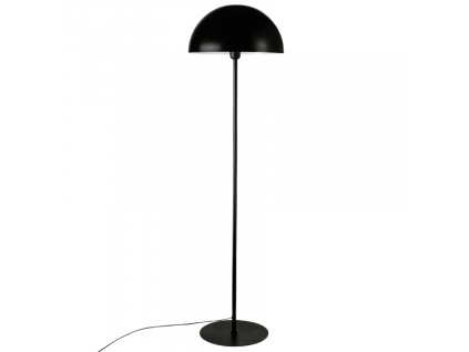 Černá kovová stojací lampa Ellen 140 cm