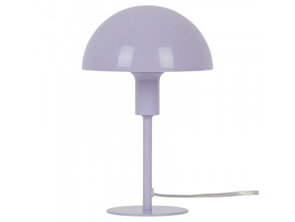 Fialová kovová stolní lampa Ellen Mini