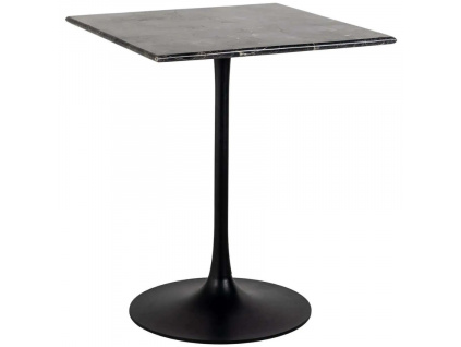 Černý mramorový bistro stolek Richmond Carlten 65 x 65 cm