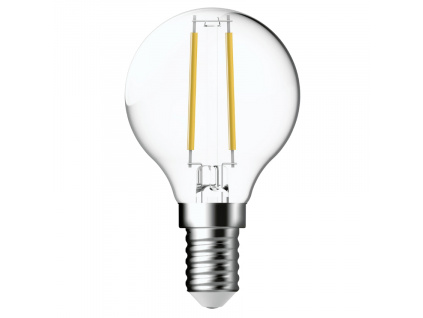 Transparentní LED žárovka E14 4W