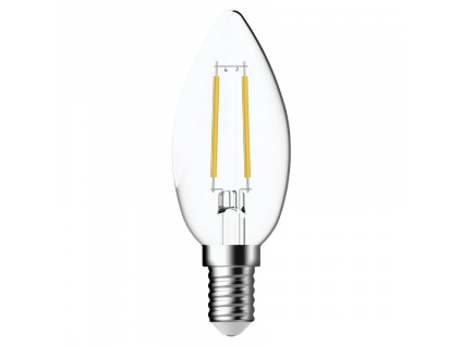 Transparentní LED žárovka E14 5,9W