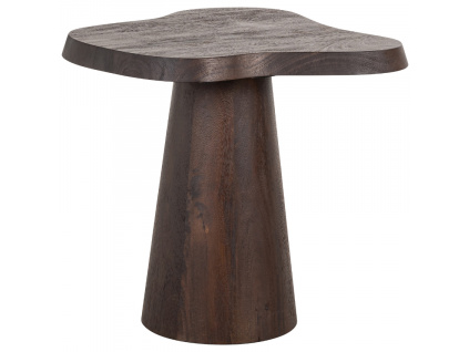 Hnědý dřevěný odkládací stolek Richmond Odile 50 x 50 cm