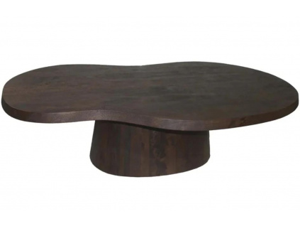 Hnědý dřevěný konferenční stolek Richmond Odile 130 x 70 cm
