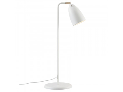 Bílá kovová stolní lampa Nexus