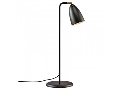 Černá kovová stolní lampa Nexus