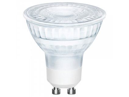 Transparentní stmívatelná LED žárovka GU10 4,7W