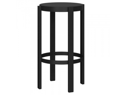 Černá kovová barová židle Doon 65 cm