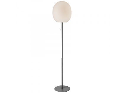 Stříbrná kovová stojací lampa Halo Design Wrong 150 cm