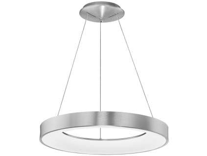 Stříbrné závěsné světlo Nova Luce Rando Thin 60 cm