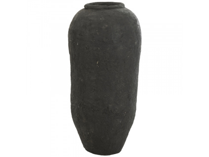 Černá váza J-line Mochos 99 cm