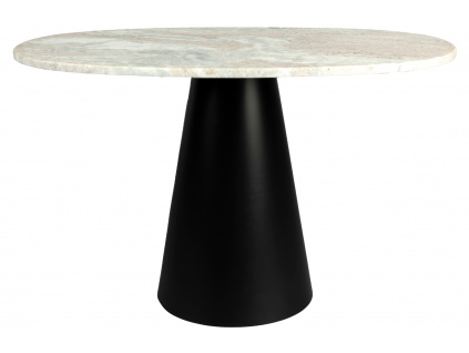 Bílý mramorový konferenční stolek DUTCHBONE JARED 70 x 35 cm