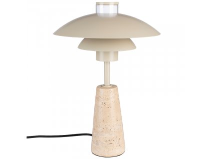 Béžová kamenná stolní lampa ZUIVER COLE