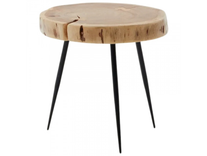 Dřevěný odkládací stolek Kave Home Eider II 45 cm