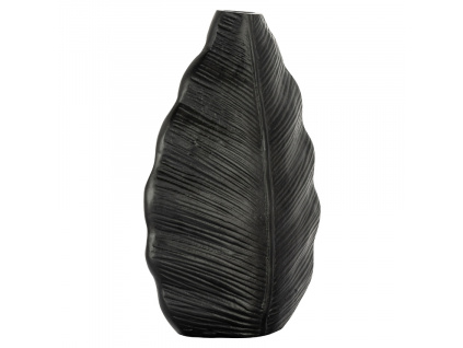 Černá kovová váza Willow 29 cm