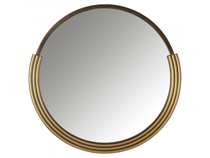 Zlaté závěsné zrcadlo Richmond Afton 60 cm
