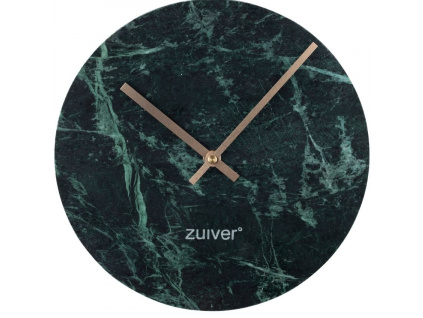 Zelené nástěnné mramorové hodiny ZUIVER MARBLE TIME O 25 cm848x848