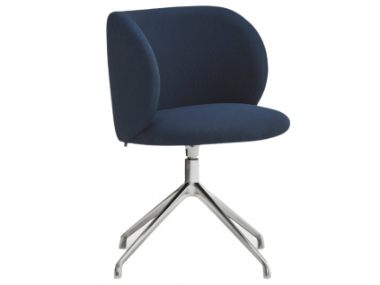 Modrá čalouněná konferenční židle Teulat Mogi II.