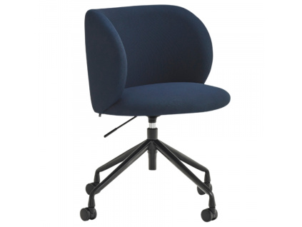 Modrá čalouněná kancelářská židle Teulat Mogi