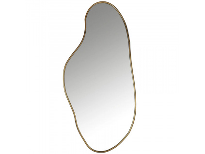 Zlaté závěsné zrcadlo Richmond Alton 183 x 85 cm