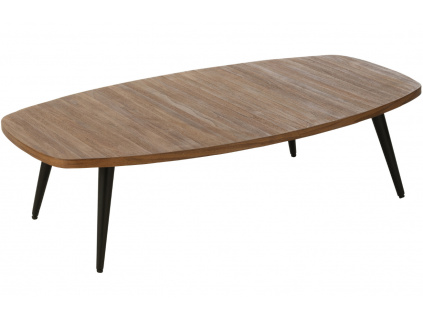Hnědý dřevěný konferenční stolek J-line Tooky 120 x 70 cm