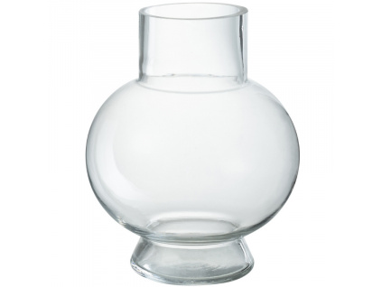 Skleněná váza J-line Semiba 22 cm