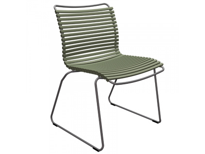 Olivově zelená plastová zahradní židle HOUE Click