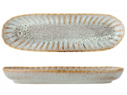 Barevná kameninová servírovací miska Bloomingville Fleur 37,5 cm
