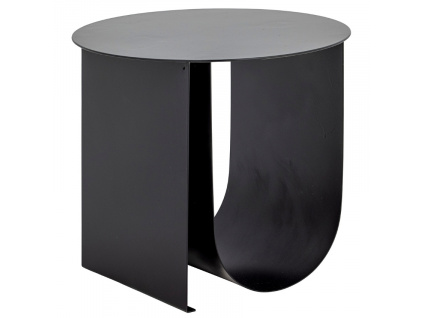 Černý kovový odkládací stolek Bloomingville Cher 43 cm