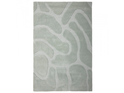Zelený vlněný koberec Bloomingville Darlington 130 x 200 cm