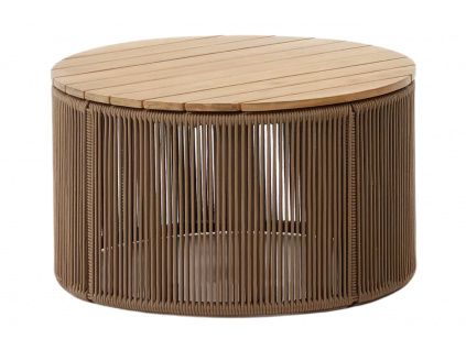 Béžový zahradní stolek Kave Home Dandara 70 cm
