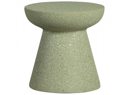 Zelený keramický odkládací stolek Emilia 30 cm