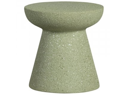 Zelený odkládací stolek Emilia 30 cm