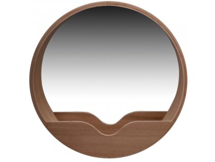 Dřevěné závěsné zrcadlo ZUIVER ROUND WALL  60 cm848x848