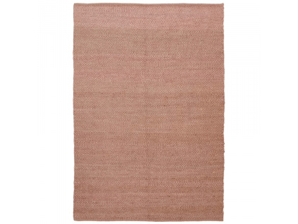 Růžový jutový koberec Kave Home Sallova 160 x 230 cm