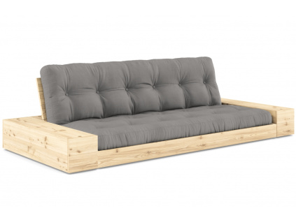 Šedá dvoumístná rozkládací pohovka Karup Design Base 244 cm