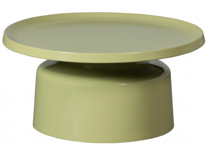 Zelený kovový konferenční stolek Dakin 74 cm