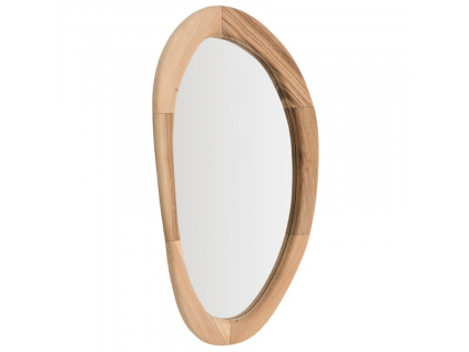 Dřevěné závěsné zrcadlo Kave Home Selem 107 x 60 cm