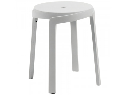 Bílá plastová zahradní stolička Stack Mini 36,5 cm