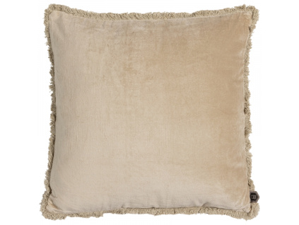 Béžový bavlněný polštář Cuiso 45 x 45 cm
