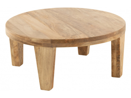 Dřevěný konferenční stolek J-line Buara 80 cm