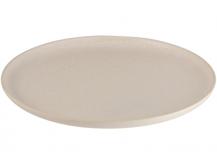 Béžový keramický talíř J-line Moor 33 cm