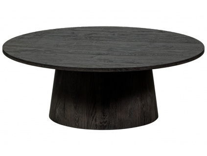 Tmavě hnědý konferenční stolek Otivan 100 cm