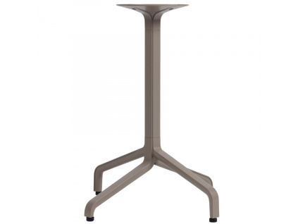 Šedohnědá hliníková stolová podnož Frasca Mini 72 cm