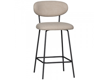 Béžová čalouněná barová židle Kiel 66 cm