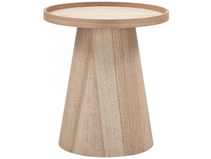Odkládací stolek Daum 45 cm s dřevěným dekorem