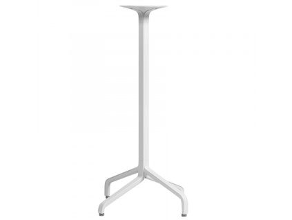 Bílá hliníková stolová podnož Frasca 107 cm