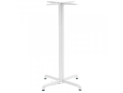 Bílá hliníková stolová podnož Calice 107 cm