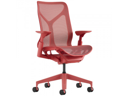 Červená kancelářská židle Herman Miller Cosm M
