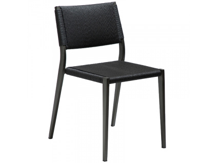 Černá kovová jídelní židle DAN-FORM Loop