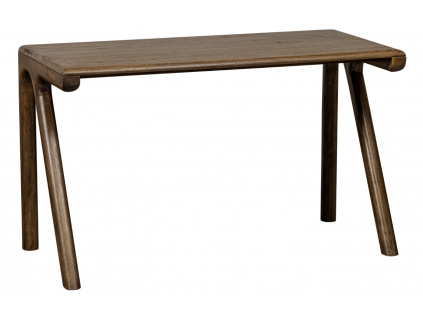Hnědý dřevěný pracovní stůl Tugendhat 130 x 60 cm